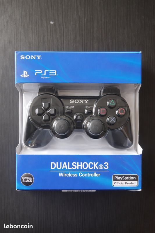 Manette PlayStation 3 Dualshock 3 Sixaxis Officielle - Noir - Occasion