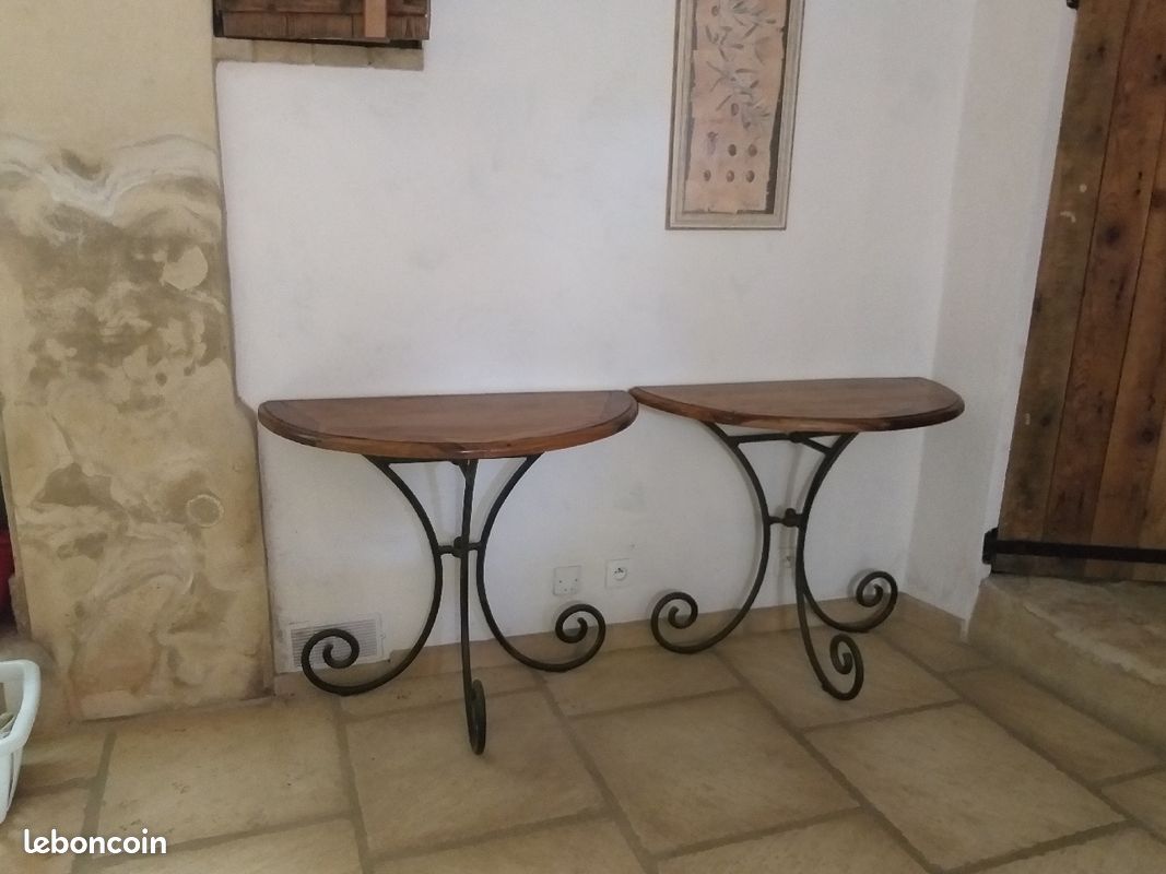 Table et 2 consoles 180/270x90 H75 (image 5)