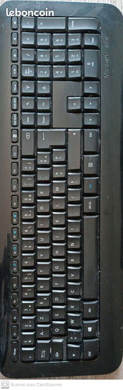 Clavier+ souris sans fil Microsoft Wireless Keyboard 800 (image 2)