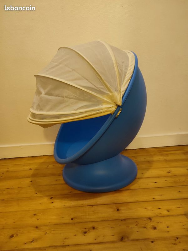 Fauteuil oeuf bleu ikea (image 4)