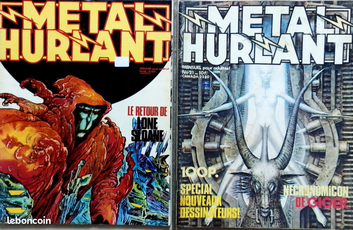 Magazines BD METAL HURLANT (image 3)