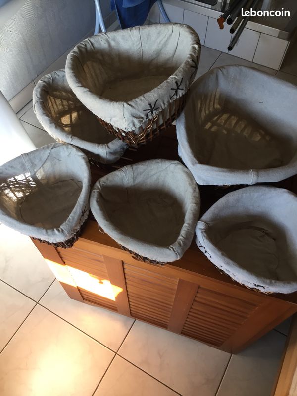 Cinq paniers de rangement décoratif en forme de cœur (image 3)