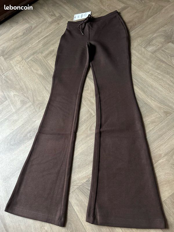 Bas jogging marron Zara (image 1)