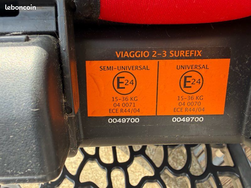 Sièges auto PegPerego viago 2-3 surefix (image 10)