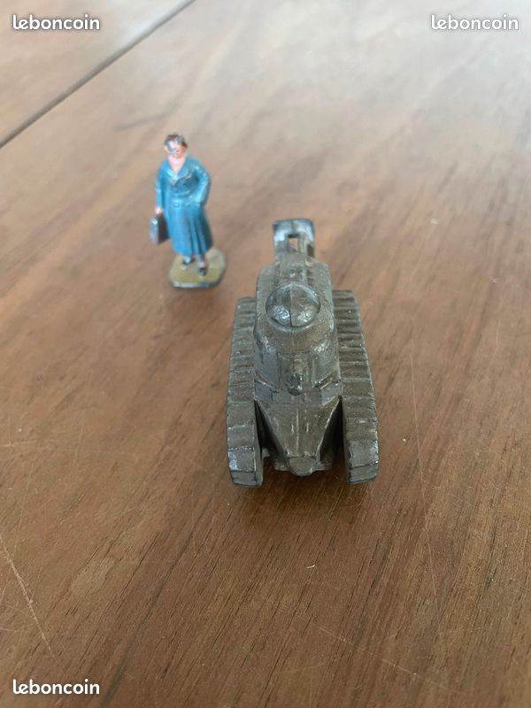 Rare SR « Simon Rivollet » France Char Renault FT 17 WWI en plomb (6 cm) 🇫🇷 (image 3)