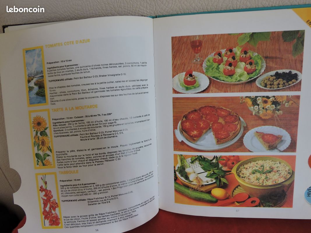 Livre Cuisine TUPPERWARE - Les 4 saisons de la cuisine - (image 3)