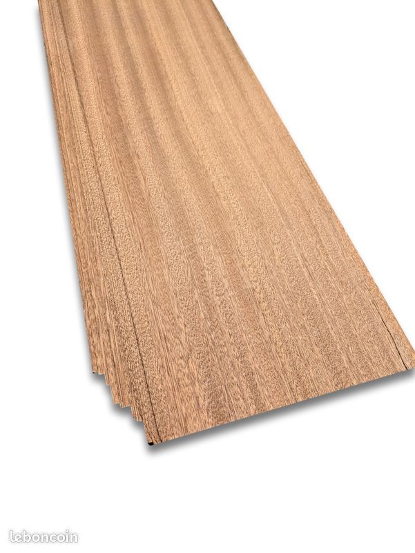 Placage Acajou | Lot de 28 feuilles | 51x16 cm (image 1)