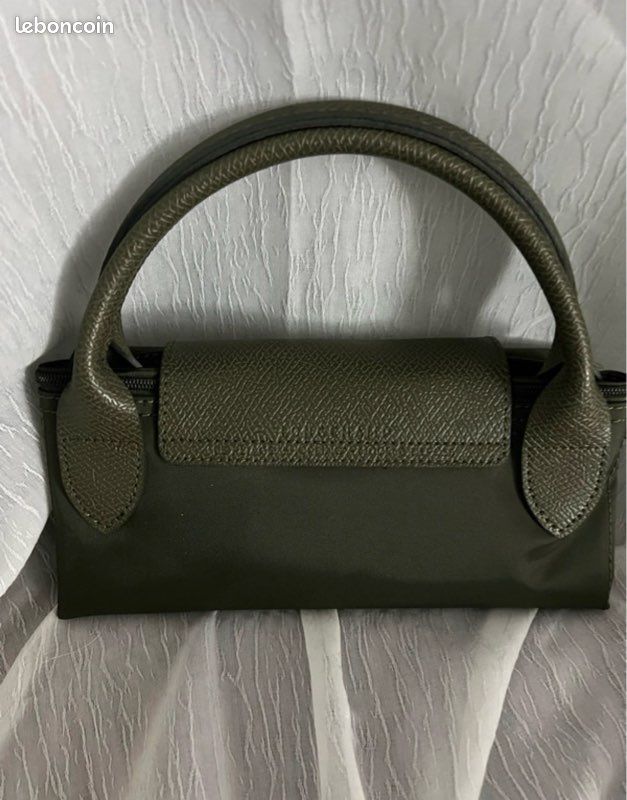 Sac voyage longchamps vert kaki (image 4)