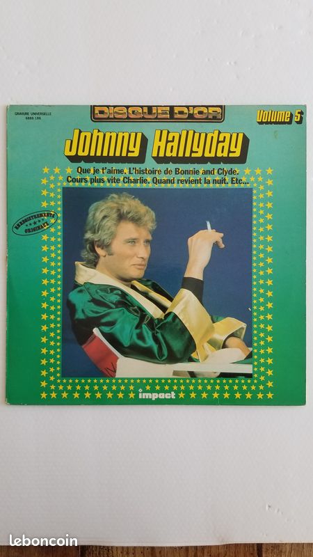 Johnny Halliday x 6 Vinyles (image 3)