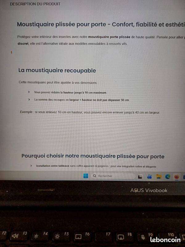 Moustiquaire neuve p porte (image 6)