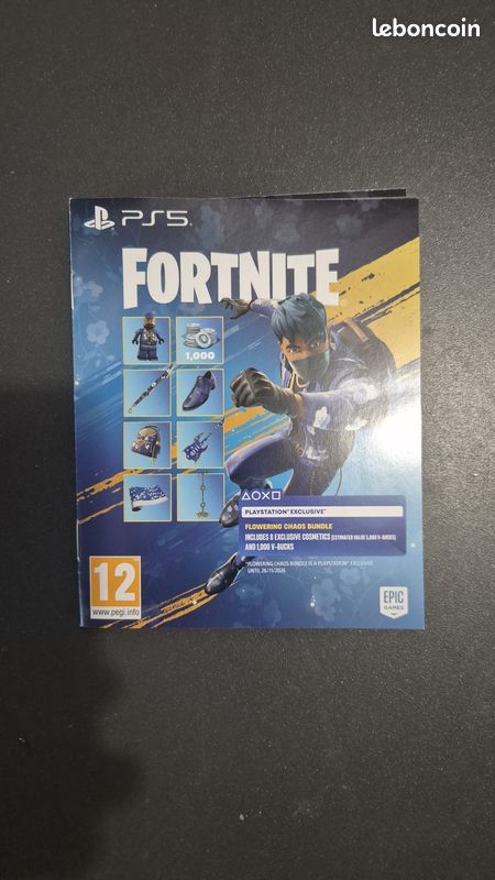 Compte Fortnite à Vendre - PC/PS4 - Compte Avec Jeux Et Accessoires - Neuf Sous Blister
