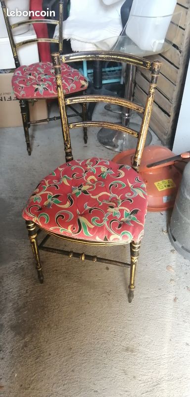 3 chaises Napoléon 3 (image 2)