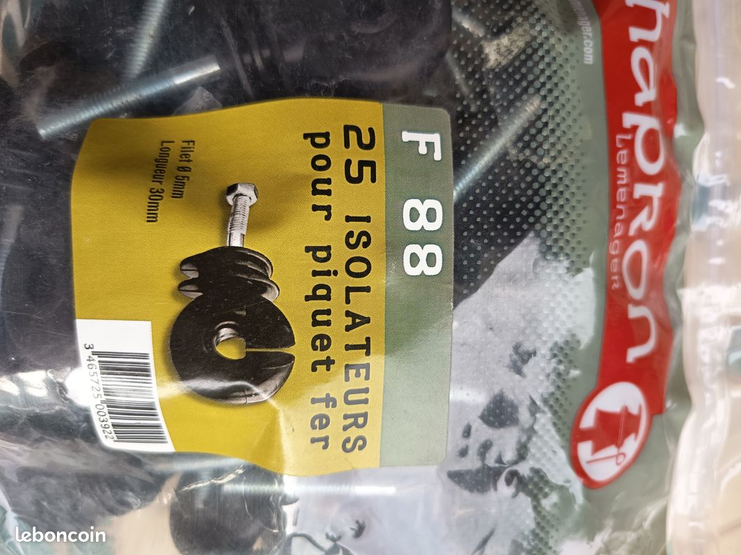 Isolateurs pour piquets de fer (image 2)