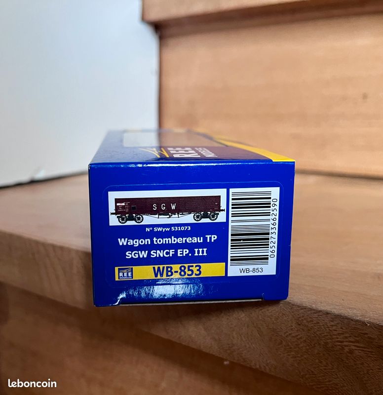 Ree Modeles WB854 Set de 3 wagons TP Tombereau