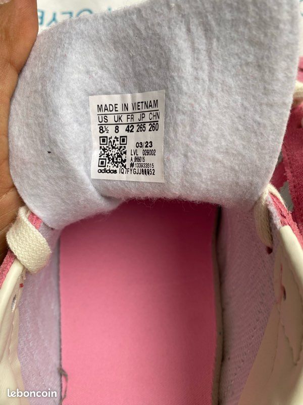 Adidas Gazelle rose 42 - JH6015 Lucid Pink (image 9)