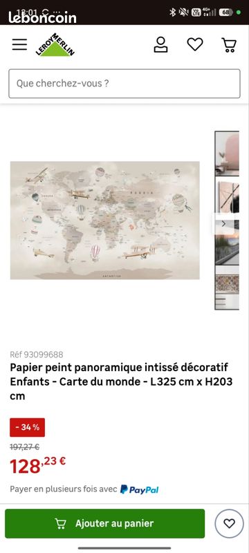Papier peint panoramique chambre bébé (image 1)