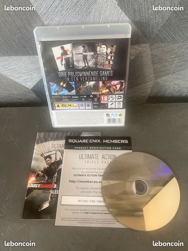 Trilogie Tomb Raider Playstation 3 PS3 RÉGION LIBRE