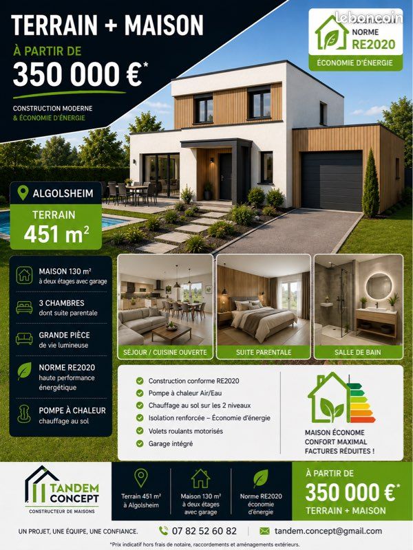 Maison 4 pièces 130 m² · à Algolsheim · 130 m² · 350 000 €