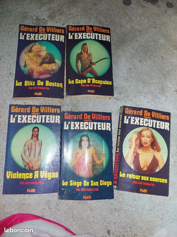 Lot livres l exécuteur Gérard de villiers (image 1)