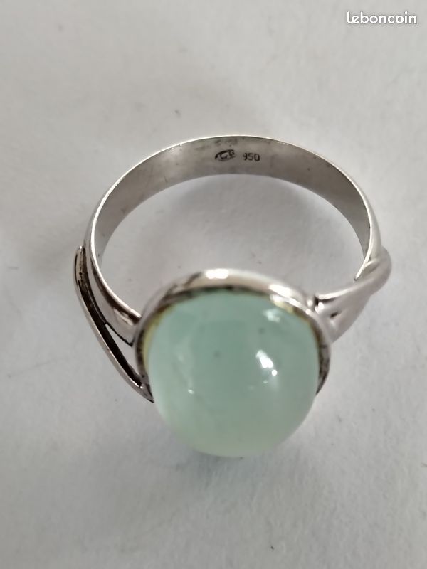 Aigue-marine Naturelle Du Brésil - Cabochon Ovale 3,05 Ct - Bleu Clair Transparent