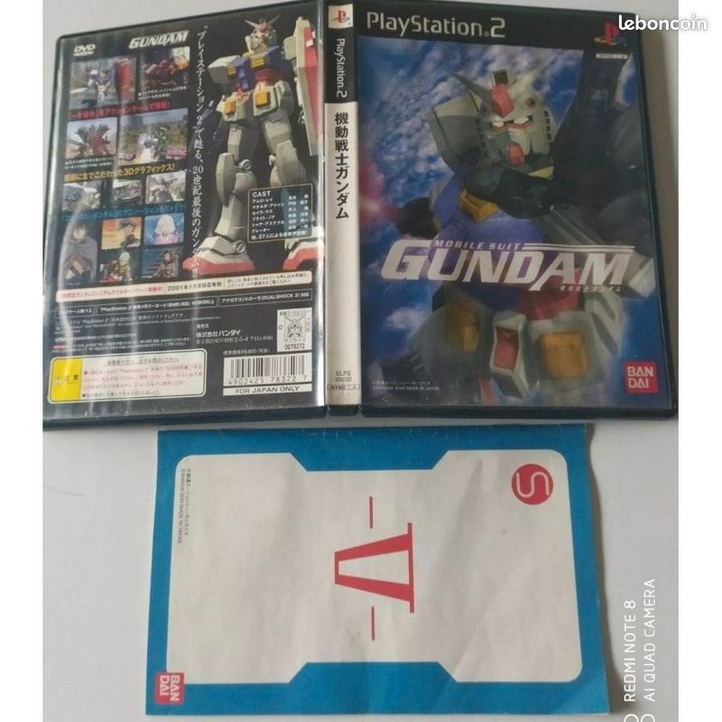 Jeu PS1 GUNDAM Japonais - Version Import Originale - Robotique Et Combats