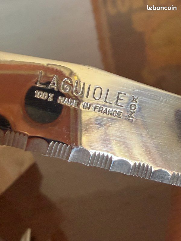 Couteaux à Steak Laguiole André Verdier Bois d'Olivier (image 4)