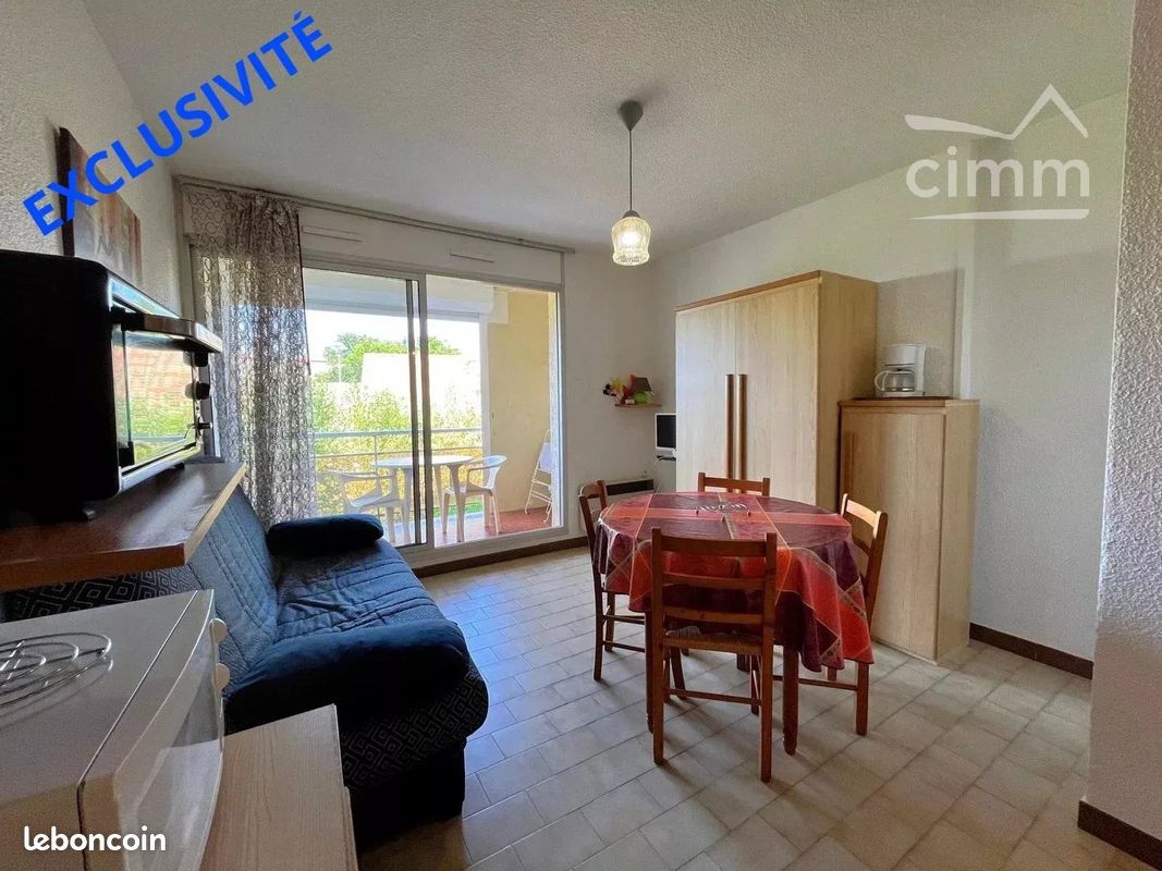 Appartement 1 pièce 20 m² · à Valras-Plage · 20 m² · 95 000 €