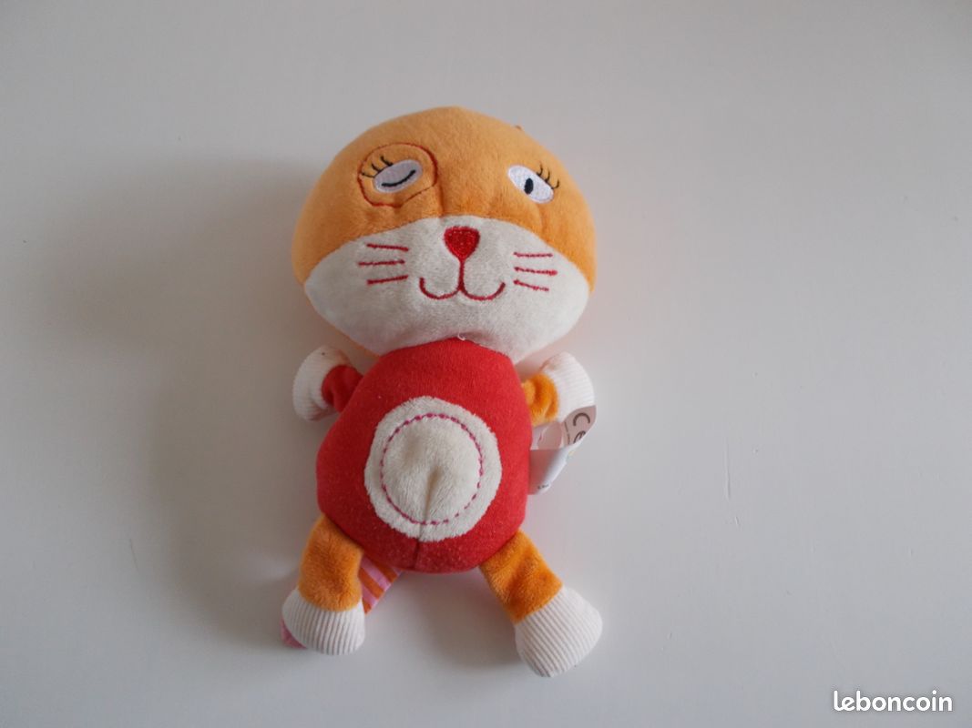 Doudou chat oxybul neuf a 6 euro (image 1)