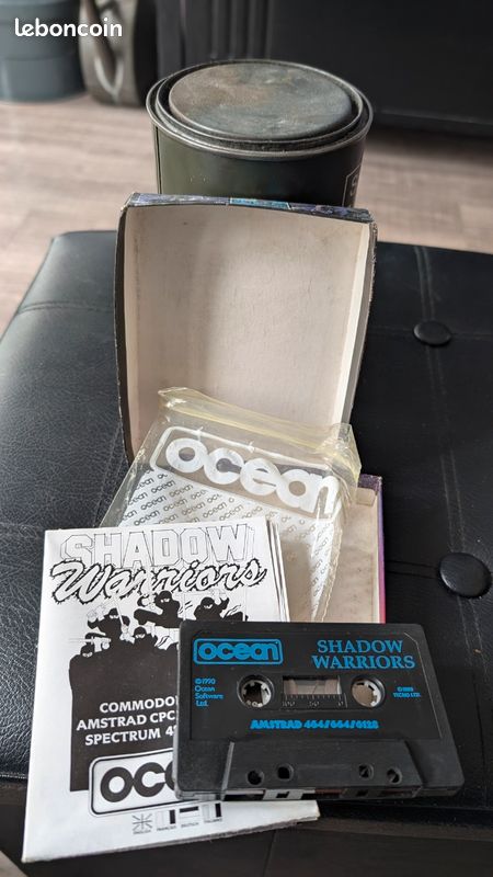 Jeu Shadow Warriors - Version Amstrad CPC 464 / 664 / 6128 - Etat Correct - Jeu Rétro