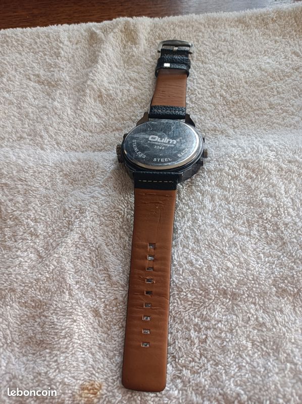Montre Oulm Homme Quartz Acier Montres Bijoux