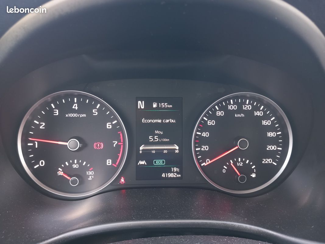 Kia stonic 1.0l t-gdi 100 cv eco-dynamics+ finition active garanti 12 mois (image 5)