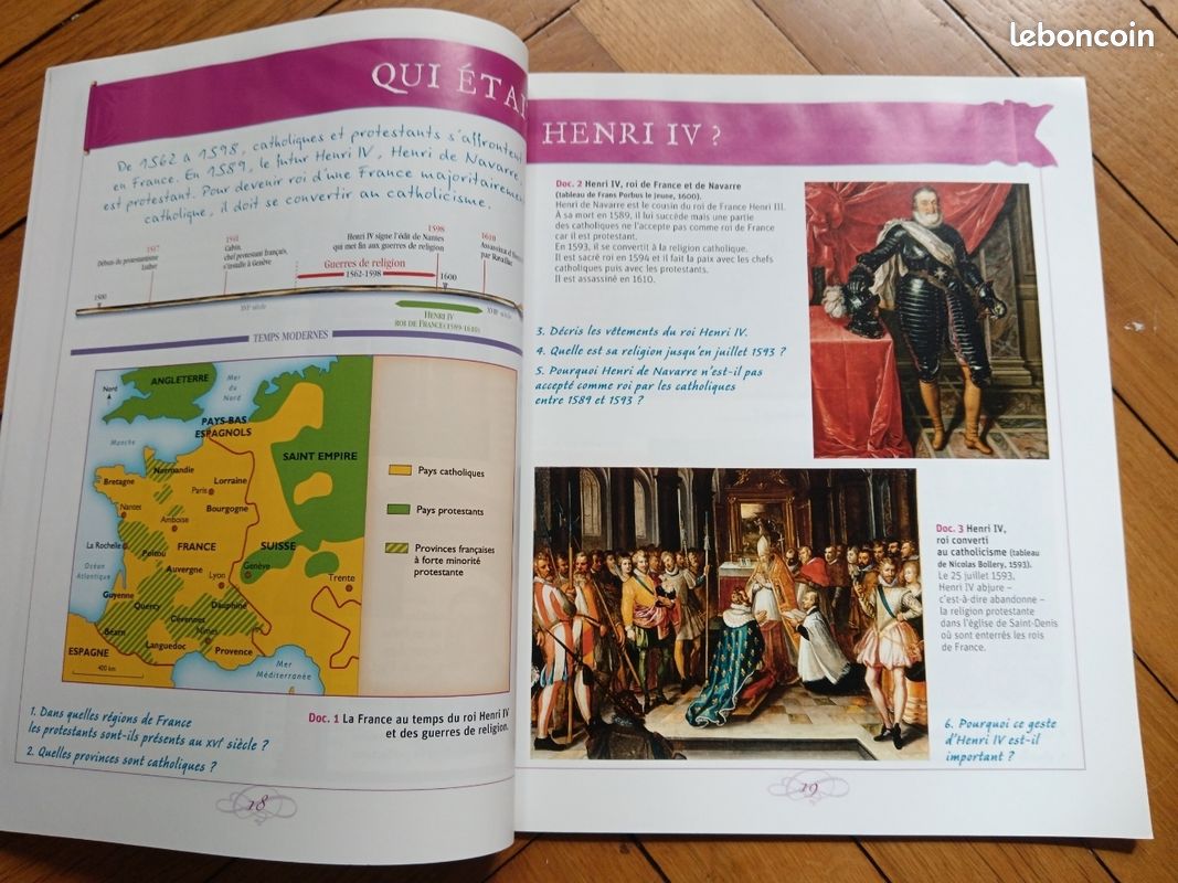 Les dossier Histoire Hachette cycle 3 : Les Temps Modernes (image 6)