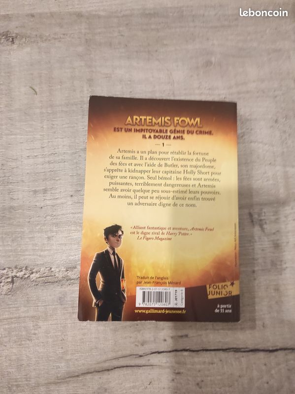 Livre Artemis Fowl tome 1 (image 2)