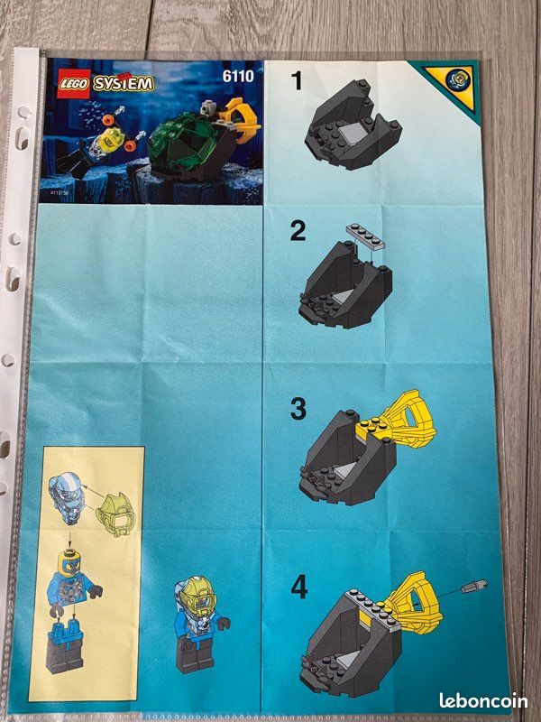 Lego sous marin 6110 vintage (image 3)