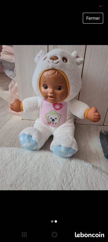 Poupée bébé ours (image 1)