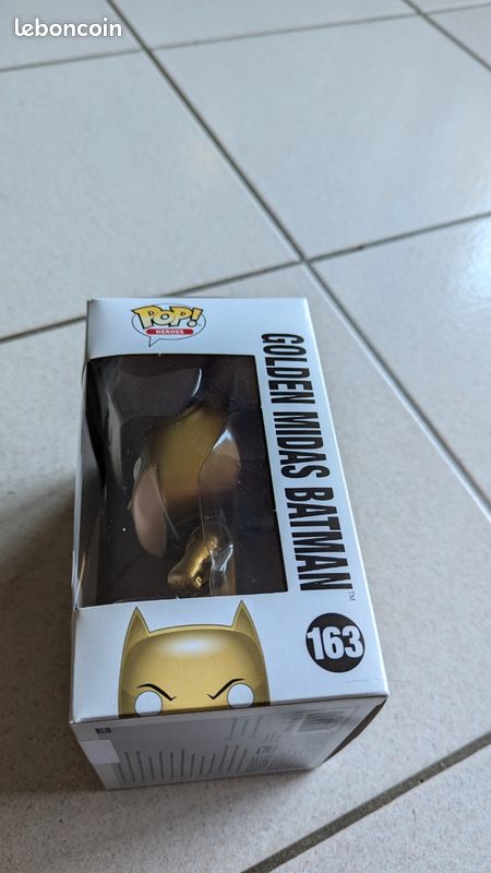 Funko Pop Golden Midas Batman 163 Collection