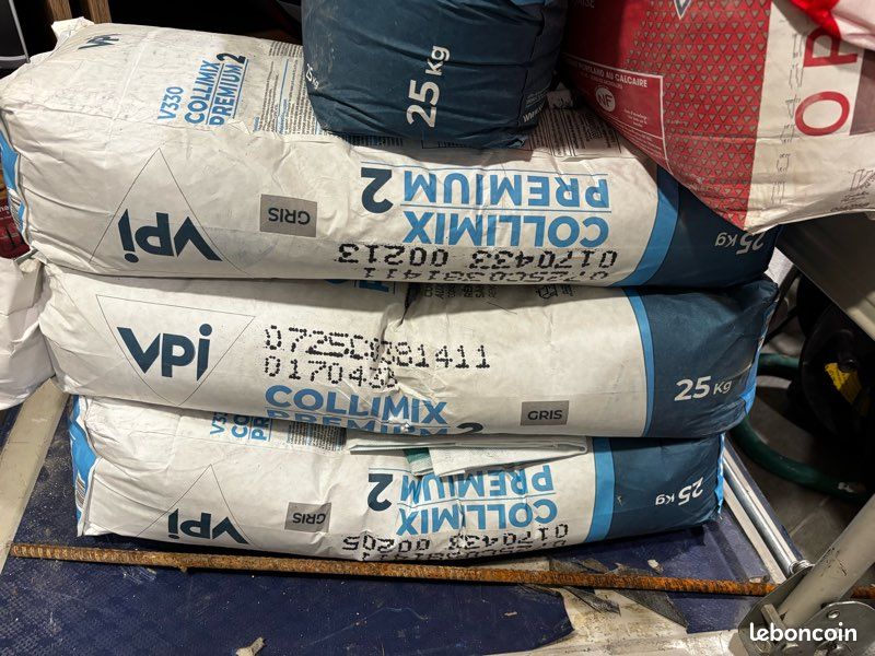 Mortier colle carrelage V330 COLLIMIX PREMIUM 2 gris sac 25kg C2 ET/EG (image 1)