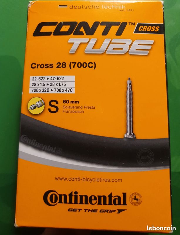 Chambre à Air Vélo 700x32/40C  32/40-622  Valve Presta FV 36 Mm Deli Tire