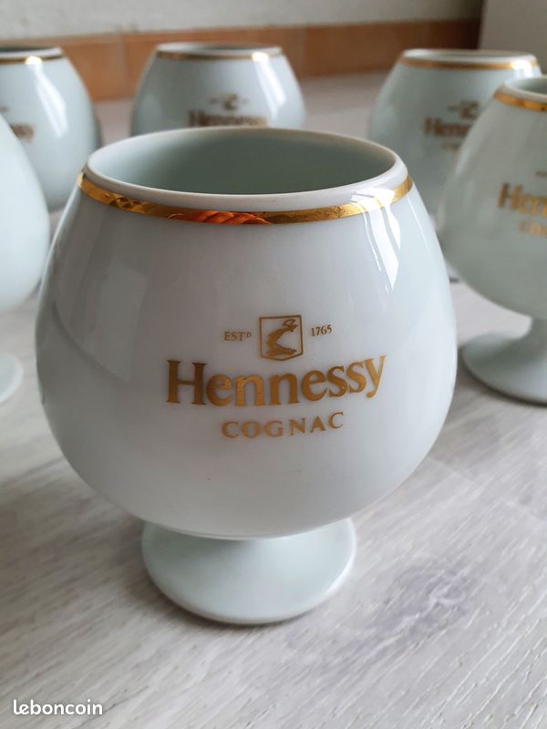 6 verres cognac hennessy bernardaud (image 1)
