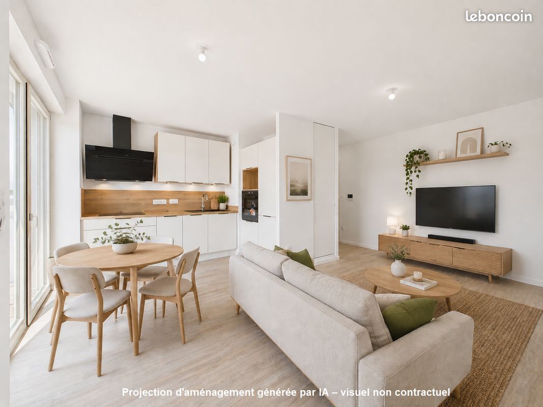 Appartement 2 pièces 44 m² · à Mittelhausbergen · 44 m² · 217 300 €