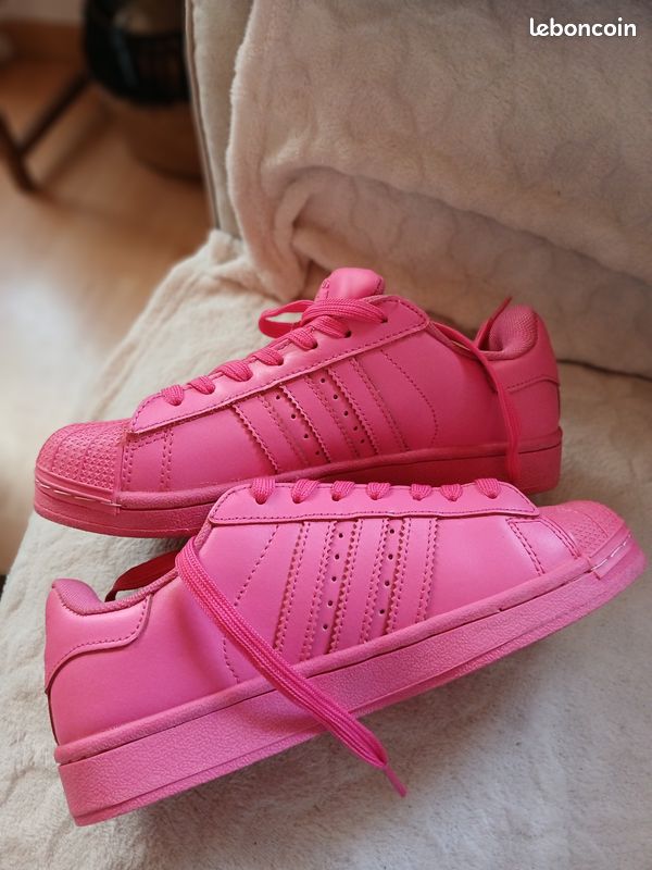Chaussure Basket Adidas Superstar Femme Rose Chaussures Et Baskets