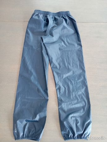 Pantalon Imperméable K-Way Vintage Années 80 - Taille 2XS Noir - Neuf Avec Petits Défauts
