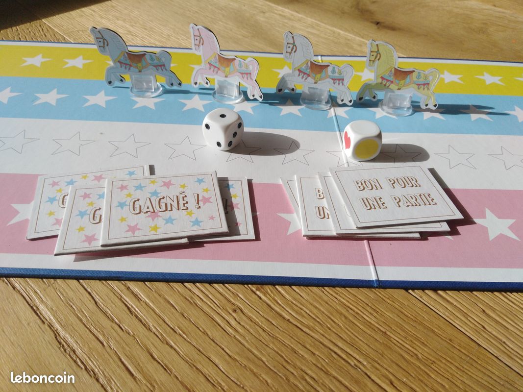 Jeu de petits chevaux revisité "Hue Dada" (image 1)