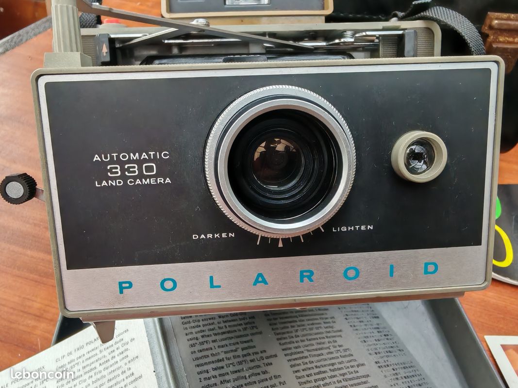 Appareil Photo Polaroid 330 à Soufflet - État Neuf, Boîte D'origine De 1974 - Rare