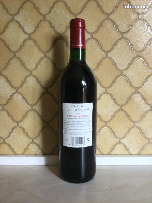 Bouteille de Vin Château Rocher Lideyre neuf (image 2)
