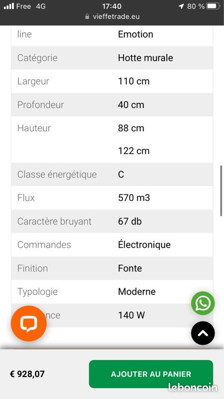 Hotte neuve Faber XL (image 4)