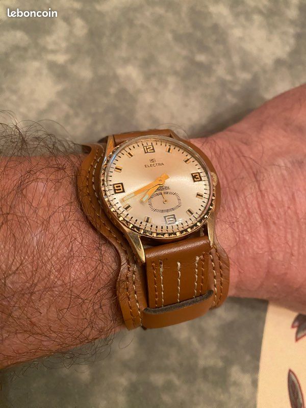 Montre Mécanique Electra HP Z171 - Type Plongée, Occasion, Sans Marque