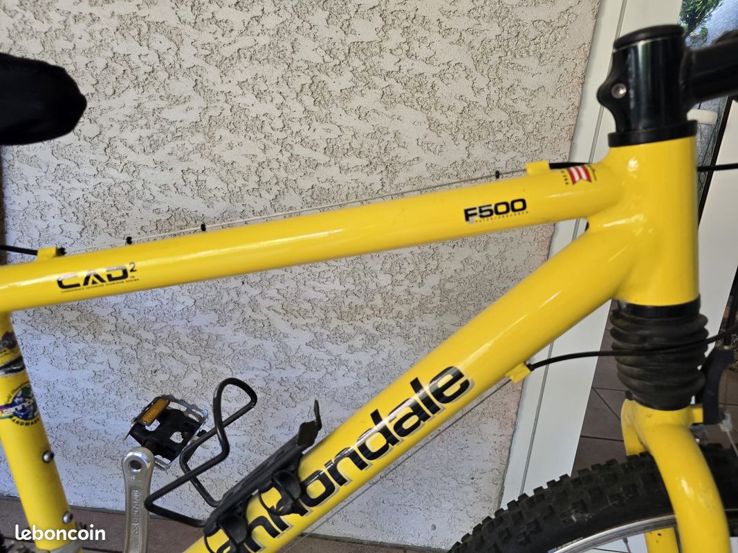F500 Cad2 Cannondale F500 Yellow Velo Cannondale F500 Taille