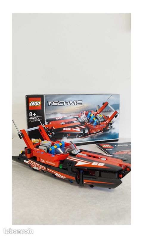 Lego Technic 42089 Power boat complet avec boite et notice Jeux