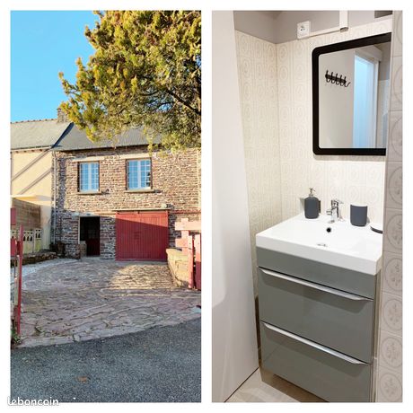 Location belle maison en pierre rouge de 32m2 Meublée et rénovée dispo de suite